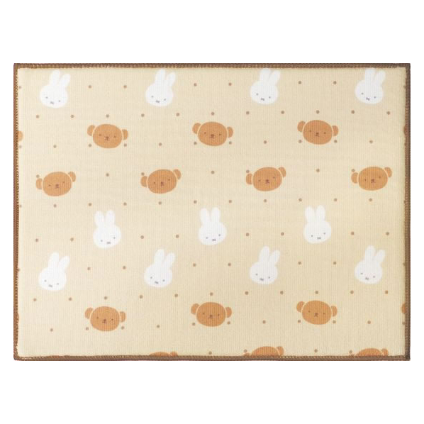 オカトー miffy 吸水水切りマット ミッフィーとボリス 30×40cm FC938NN