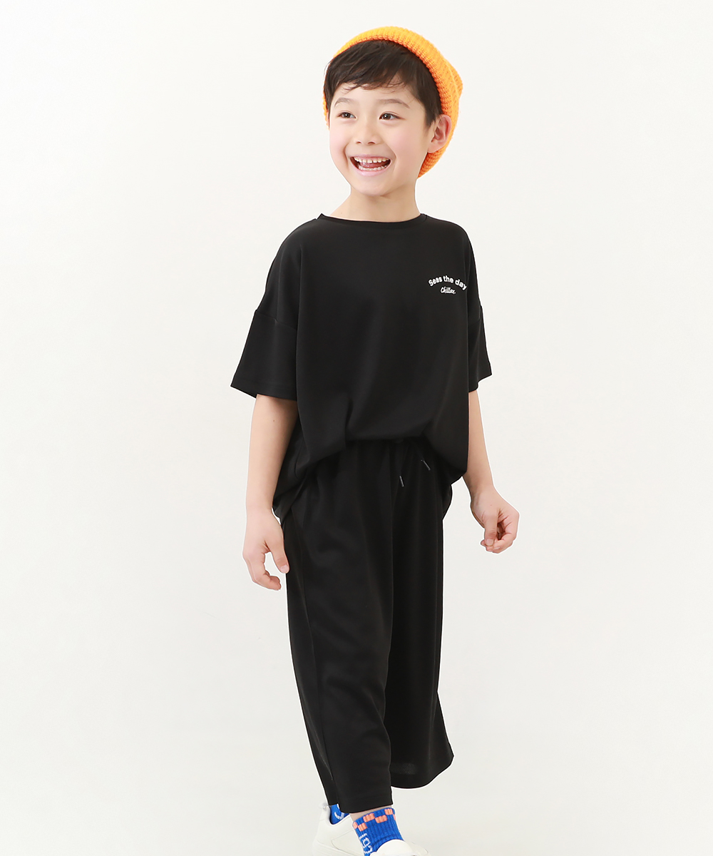 デビロック/【ワンマイルにも】サラっとストレッチ メッシュ 着丈が選べるパジャマ 子供服 キッズ ･･･