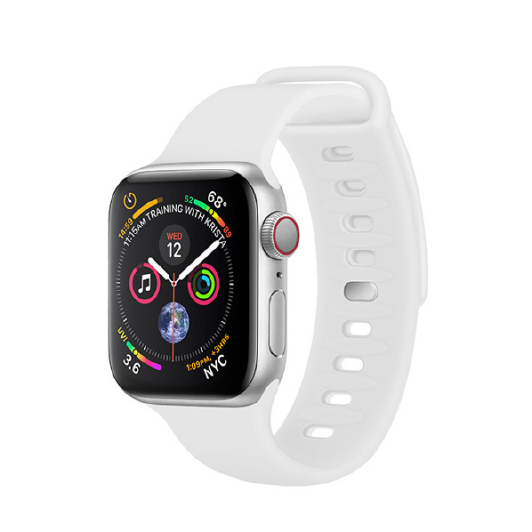 DOOSSY Apple Watch用シリコンバンド 38-41mm ホワイト AW-SIN01WH