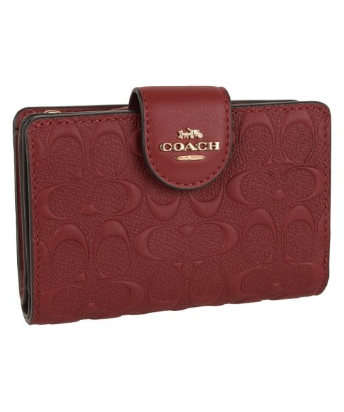 Coach コーチ MEDIUM CORNER ZIP WALLET ミディアム ジップ ウォレット 二つ折り財布 折り財布 財布