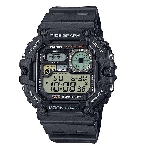 カシオ WS-1700H-1AJF Casio collection SPORTS 10気圧防水 ムーンデータ LEDバックライト