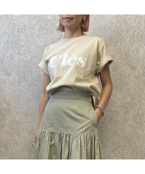 ClesフロッキーロゴＴシャツ