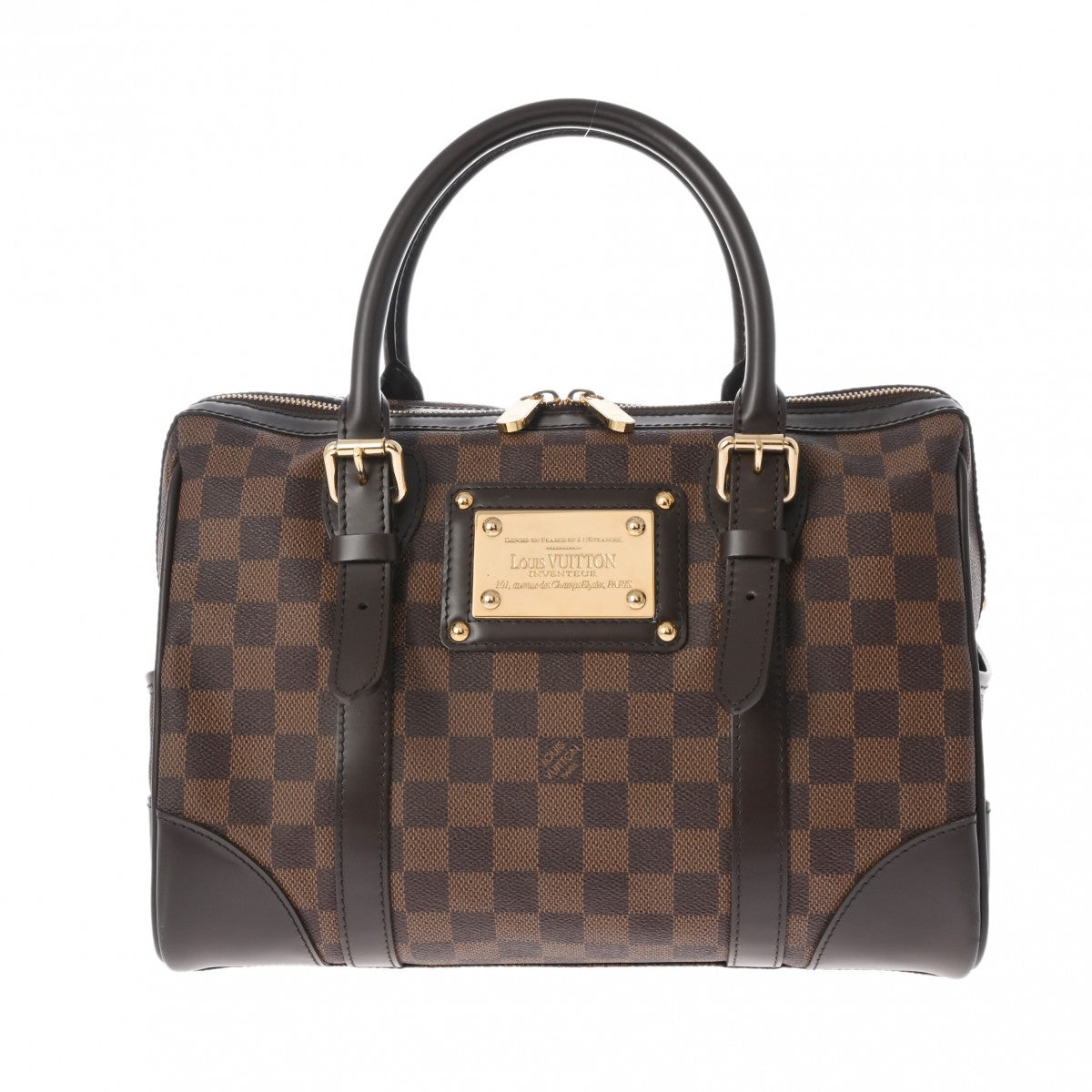 LOUIS VUITTON ルイヴィトン ダミエ バークレー ブラウン N52000 レディース ダミエキャンバス ハンドバッグ ABランク 中古 