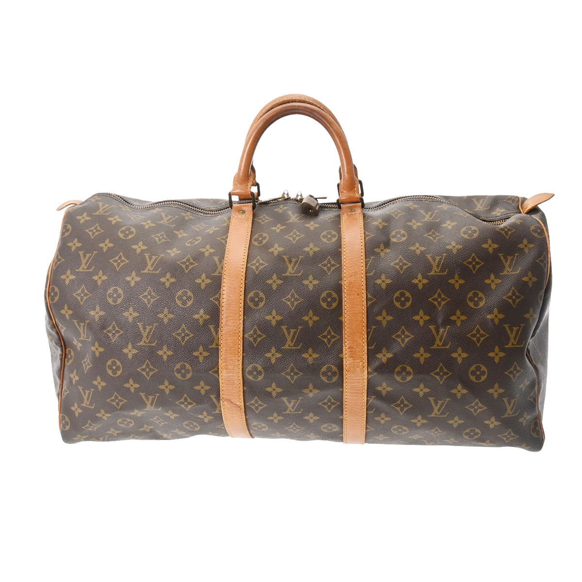 LOUIS VUITTON ルイヴィトン モノグラム キーポル 55 ブラウン M41424 ユニセックス モノグラムキャンバス ボストンバッグ Bランク 中古 