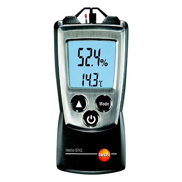 テストー ポータブル温湿度計 testo610 1台 1-6444-01（直送品）