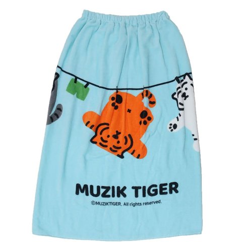 MUZIK TIGER ムジークタイガー ラップタオル 巻きタオル80cm MTG－MT80－2402 ニシオ サマー レジャー用品 海 プール 着替えタオル