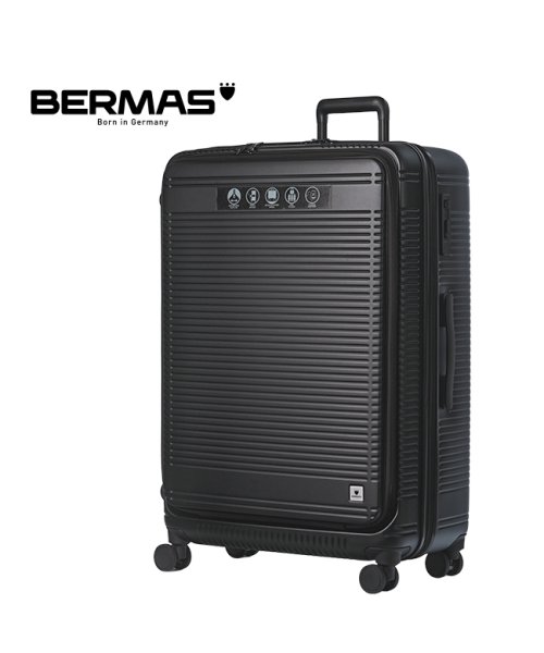 バーマス スーツケース 108L/118L LL XL フロントオープン 大容量 拡張 ストッパー USB BERMAS 60298 キャリーケース キャリーバ