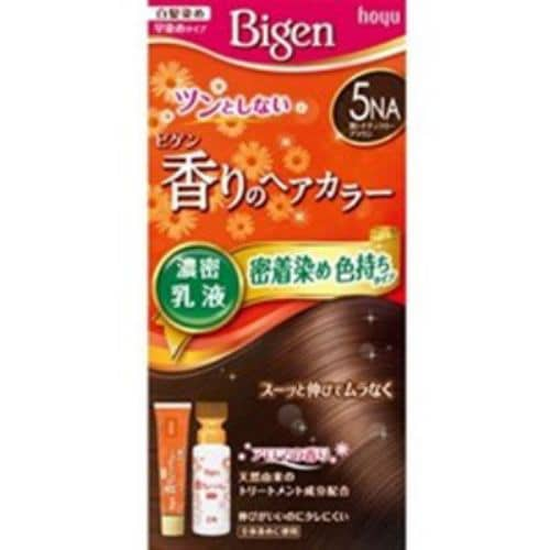 ホーユー ビゲン 香りのヘアカラー 乳液 5NA 深いナチュラリーブラウン