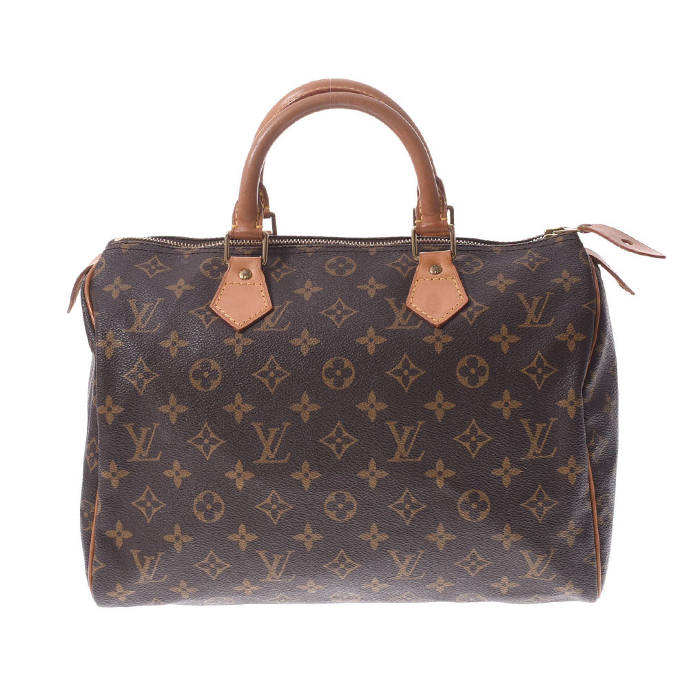 LOUIS VUITTON ルイヴィトン モノグラム スピーディ30 ブラウン M41526 レディース モノグラムキャンバス ハンドバッグ Bランク 中古 