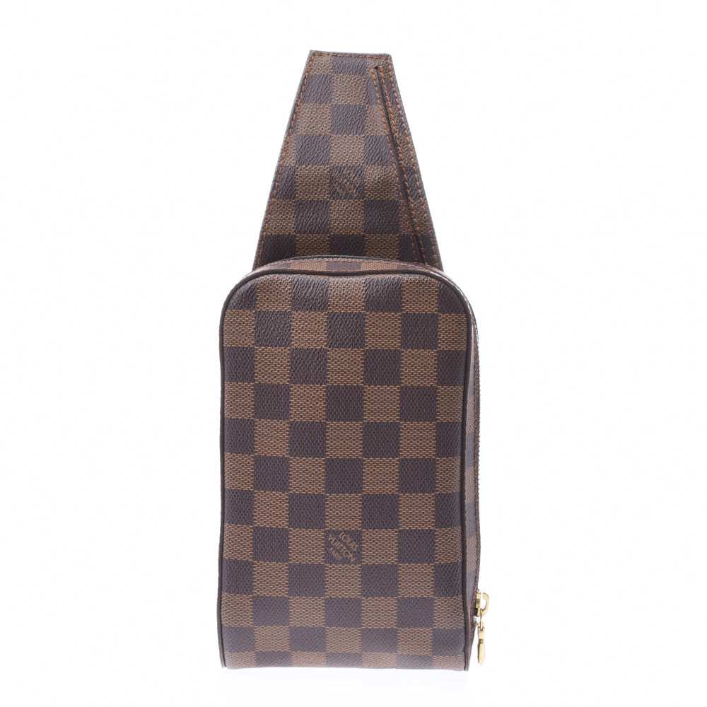 LOUIS VUITTON ルイヴィトン ダミエ ジェロニモス ボディバッグ 現行 ブラウン N51994 ユニセックス ショルダーバッグ ABランク 中古 