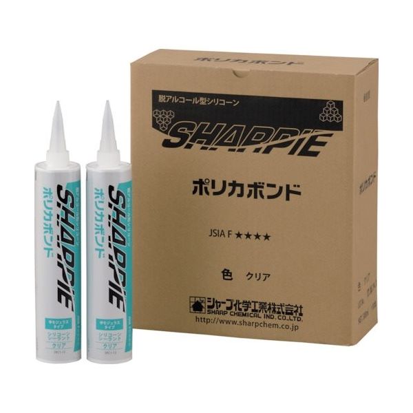 シャープ化学工業 シャープ シーリング剤 シャーピー ポリカボンド 300ml SRC1-13 1セット(10本) 123-3330（直送品）