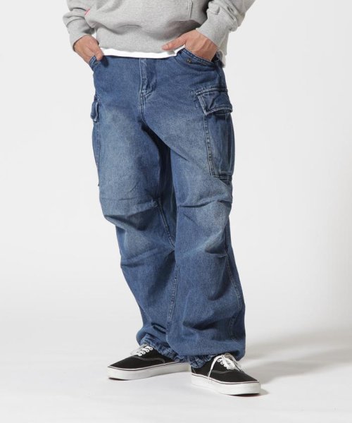 《WEB&DEPOT限定》M－65 FATIGUE DENIM PANTS / M－65 ファティーグ デニム パンツ / AVIREX