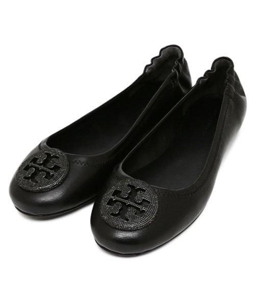 トリーバーチ バレエシューズ フラットシューズ ミニー 折りたたみ可 ブラック レディース TORY BURCH 143383 006