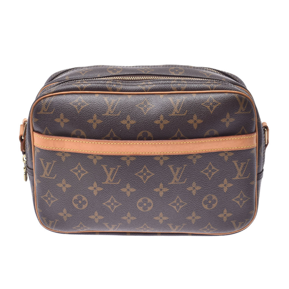 LOUIS VUITTON ルイヴィトン モノグラム リポーターPM ブラウン M45254 ユニセックス モノグラムキャンバス ショルダーバッグ Bランク 中古 