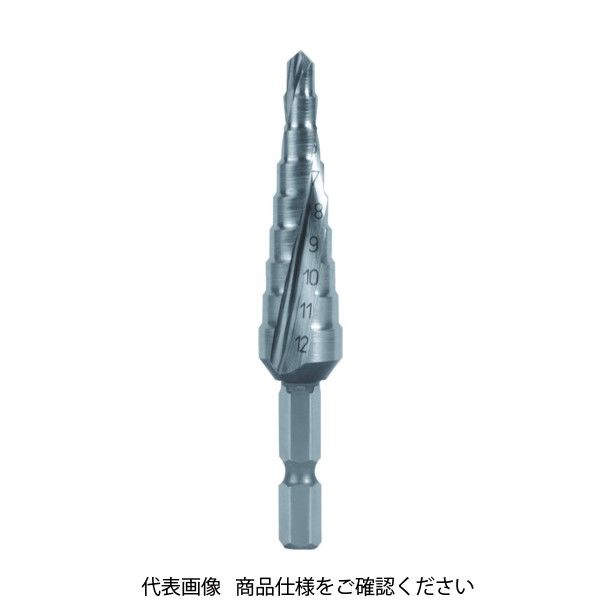 トラスコ中山 TRUSCO 六角軸ステップドリル 2枚刃 5~19mm TSDS19 1本 792-2868（直送品）