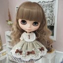 ネオブライス ウィッグ  毛先ゆるフェミウェーブ オリーブアッシュ 10インチ/ドール Blythe