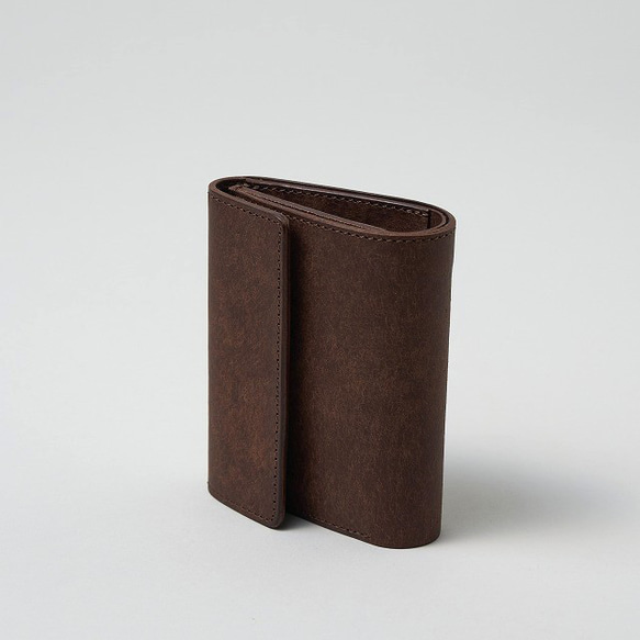 スタンダードな二つ折り財布 / Folded Wallet *D BROWN (左利き用)