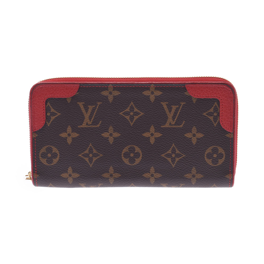 LOUIS VUITTON ルイヴィトン モノグラム ジッピーウォレット レティーロ  スリーズ M61854 レディース モノグラムキャンバス 長財布 Aランク 中古 