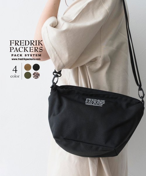 【FREDRIK PACKERS / フレドリックパッカーズ】 FAM SHOULDER M ミニショルダーサコッシュ ショルダーバッグ ミニサコッシュ ロゴ