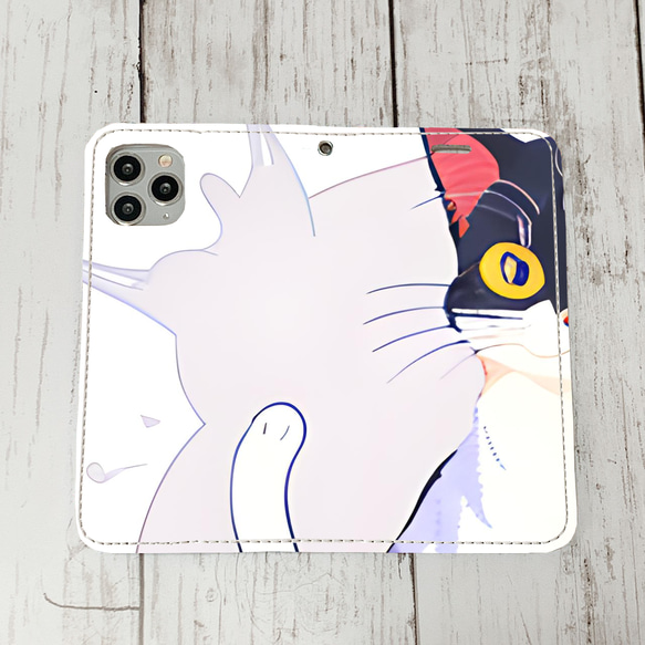 iphoneケース1-4-25 iphone 手帳 ねこ・猫・ネコ 箱1 かわいい アイフォン iface