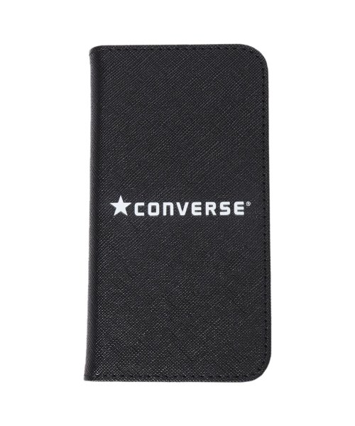 コンバース CONVERSE iPhone12 mini スマホケース メンズ レディース 手帳型 携帯 アイフォン LOGO PU LEATHER BOOK