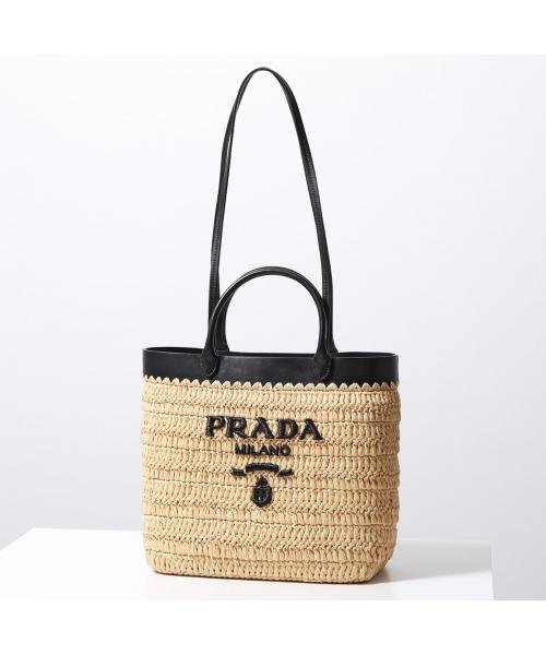 PRADA かごバッグ 1BG500 GOO 2M2Q クロシェ レザー