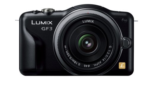 Panasonic ミラーレス一眼カメラ LUMIX GF3 レンズキット エスプリブラック DMC-GF3C-K【!中古品!】