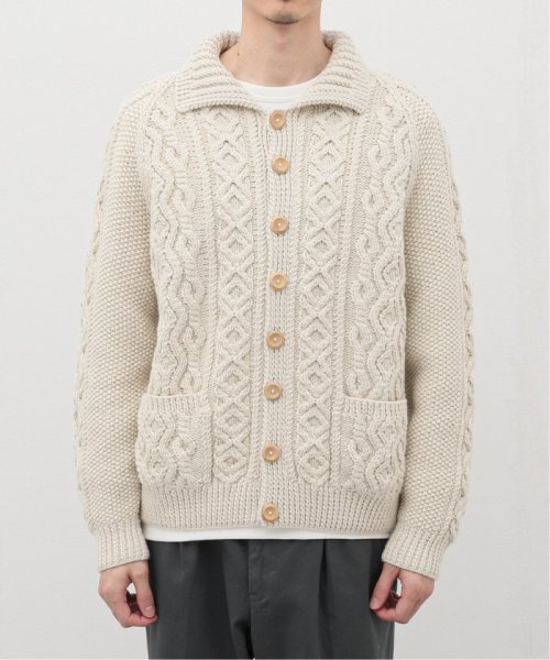 INVERALLAN / インバーアラン CASHMERE HANDKNIT CARDIGAN