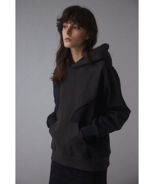 wave patch hoodie