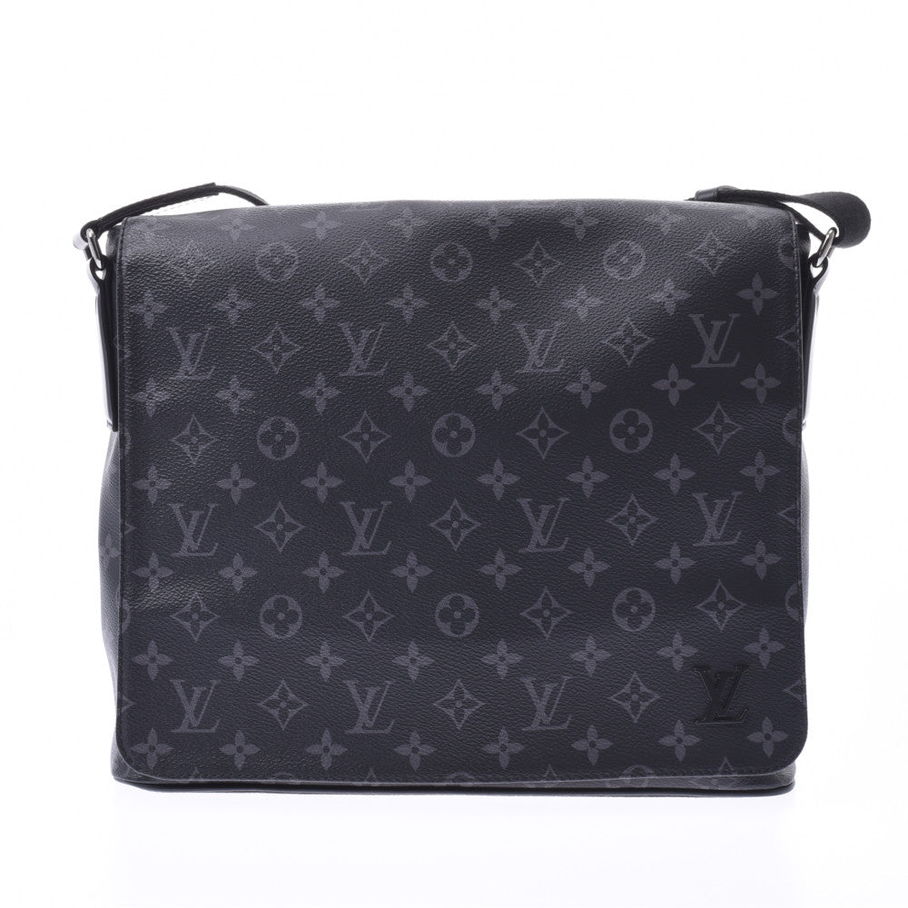 LOUIS VUITTON ルイヴィトン モノグラム エクリプス ディストリクトMM NM 黒/グレー M44001 メンズ ショルダーバッグ Aランク 中古 