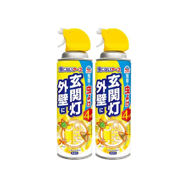 アース製薬 虫こないアース 玄関灯・外壁に 450mL×2本パック FCU1687