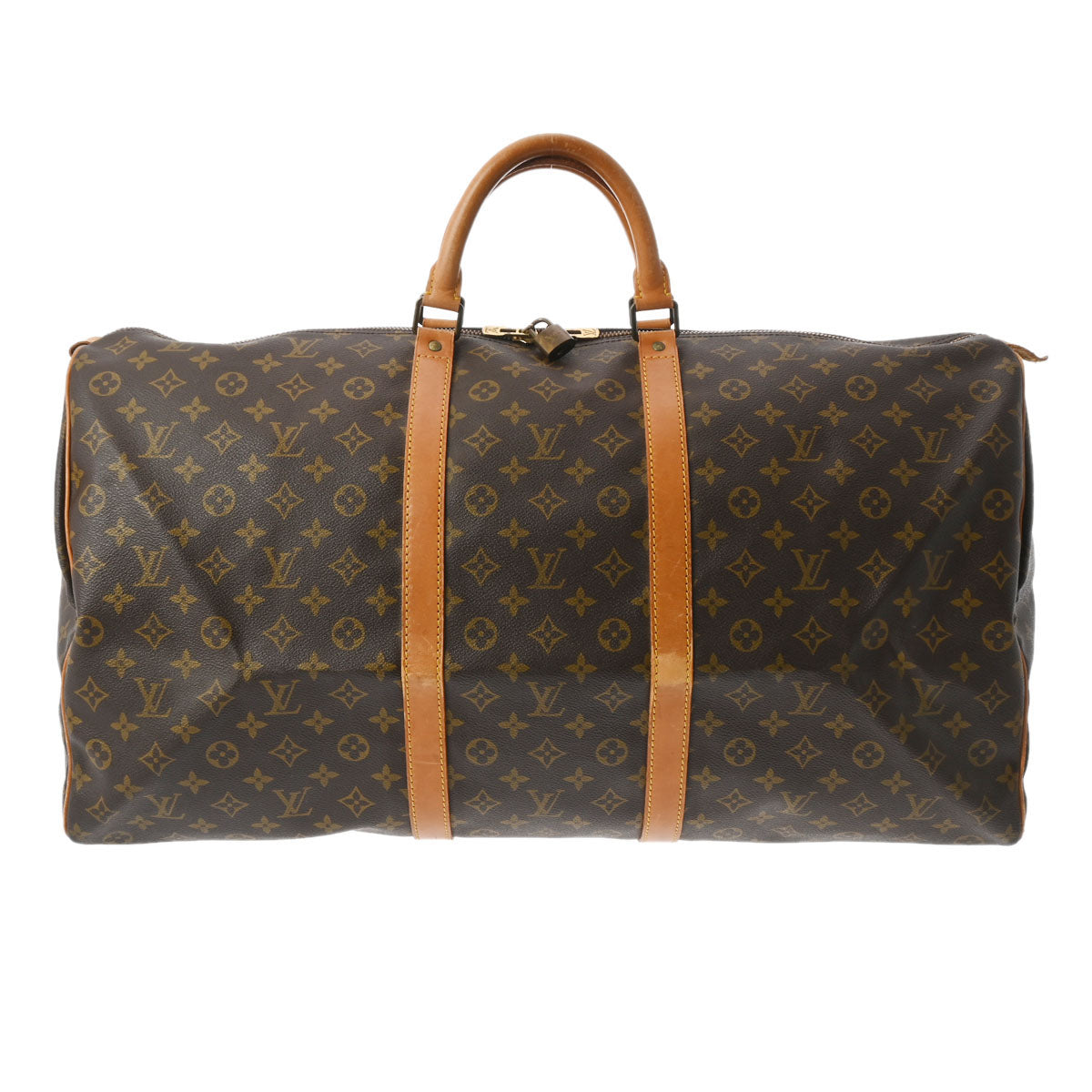 LOUIS VUITTON ルイヴィトン モノグラム キーポル 60 ブラウン M41422 ユニセックス モノグラムキャンバス ボストンバッグ Bランク 中古 