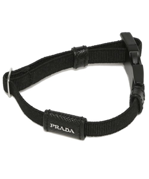 プラダ ブレスレット アクセサリー レタリングロゴ ブラック メンズ PRADA 2IB331 2DUL F0002