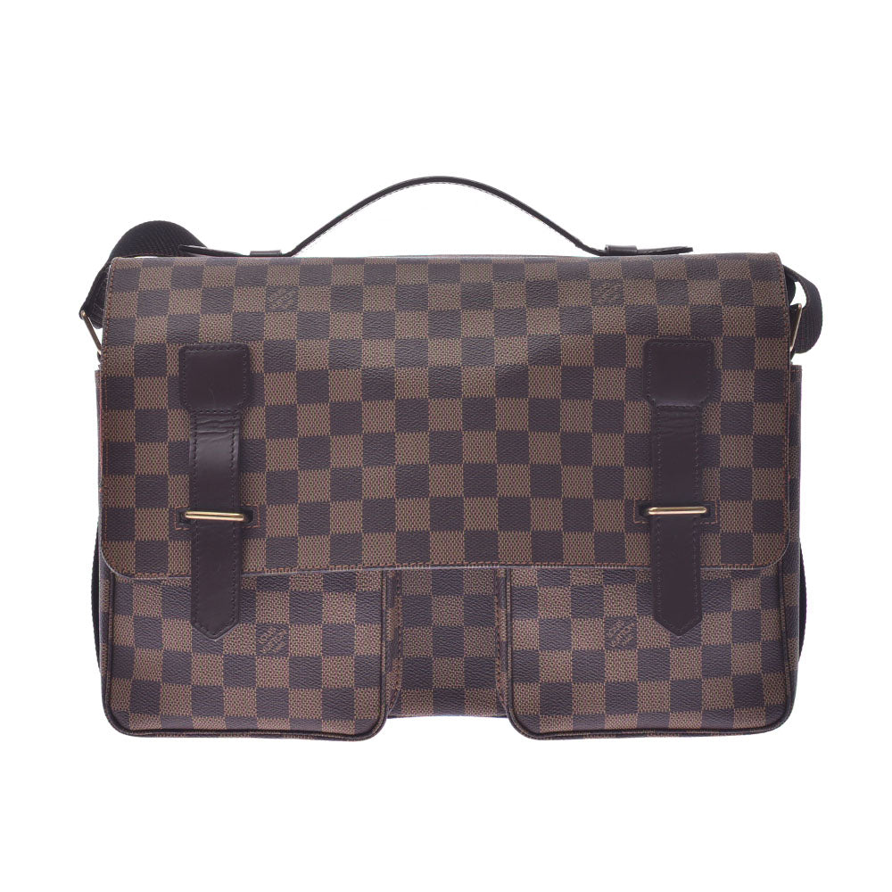 LOUIS VUITTON ルイヴィトン ダミエ ブロードウェイ ブラウン N42270 ユニセックス ショルダーバッグ ABランク 中古 