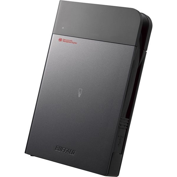 バッファロー 抗ウイルス抗菌 NFC 暗号化 ウイルスチェック ポータブルHDD HDS-PZNVB