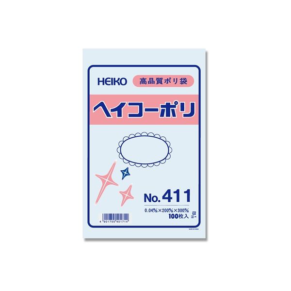 HEIKO ヘイコーポリ 紐なし 0.04mm