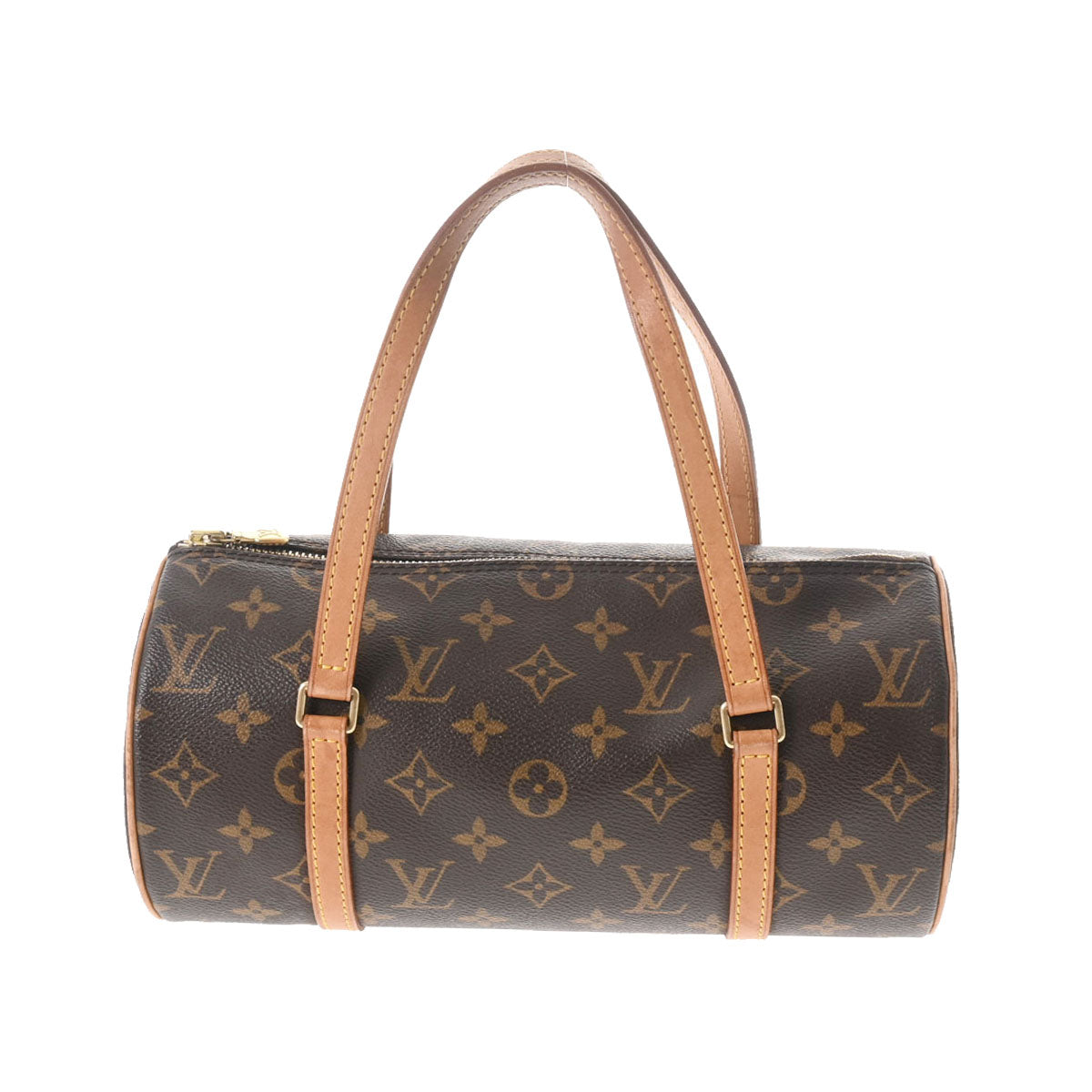 LOUIS VUITTON ルイヴィトン モノグラム パピヨン PM ブラウン M51386 レディース モノグラムキャンバス ハンドバッグ Bランク 中古 