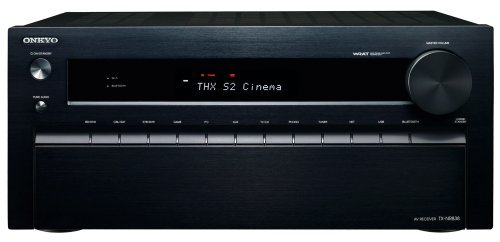 ONKYO AVレシーバー 7.1ch ハイレゾ音源/Dolby Atmos対応 ブラック TX-NR838(B)【中古品】