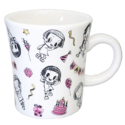 チコちゃんに叱られる 磁器製MUG NHK マグカップ キャラクター 5周年 チラシ プレゼント 男の子 女の子 ギフト