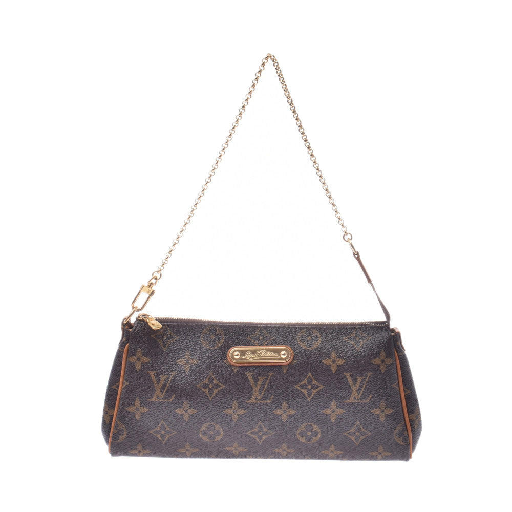 LOUIS VUITTON ルイヴィトン モノグラム エヴァ 2WAYバッグ ブラウン M95567 レディース モノグラムキャンバス ショルダーバッグ Bランク 中古 