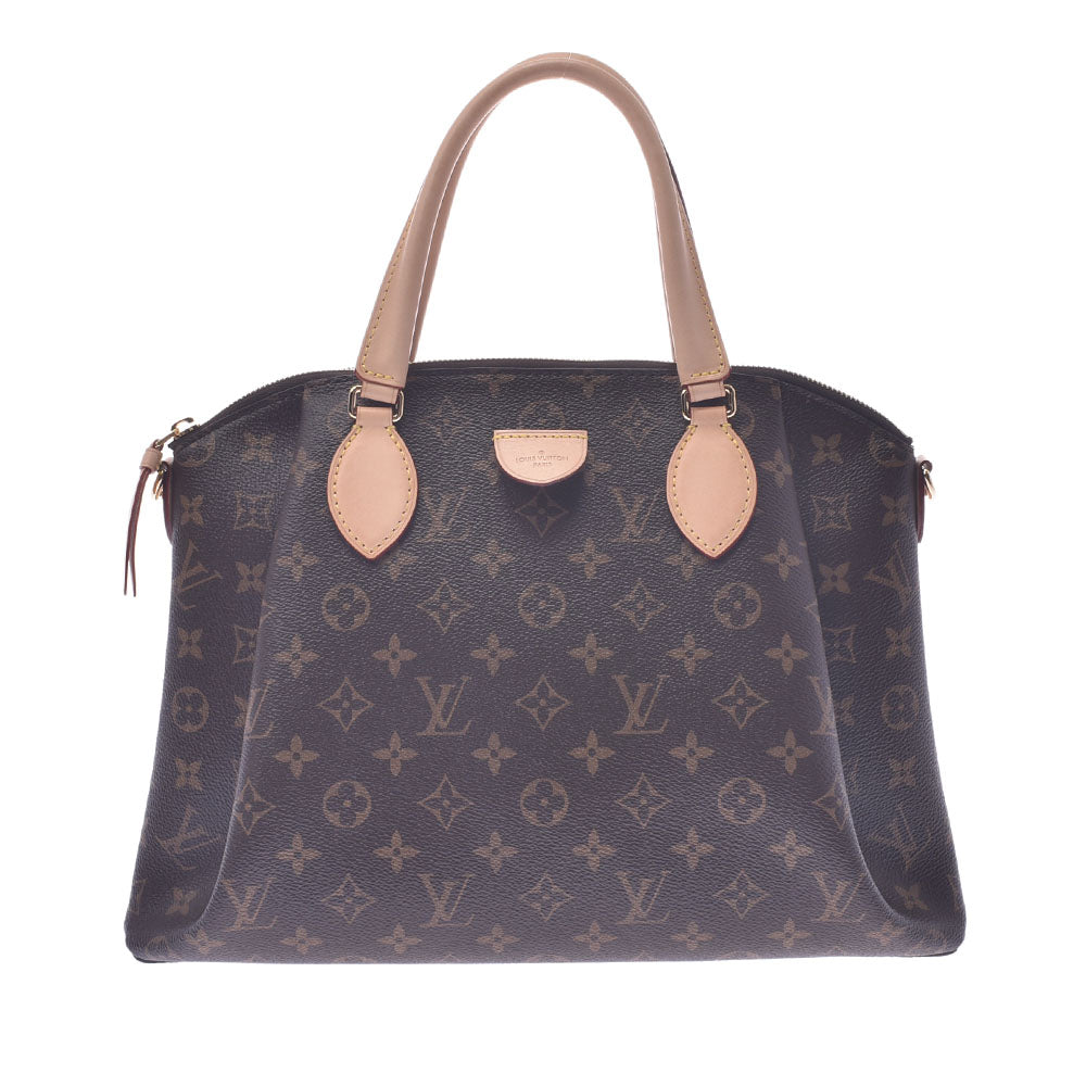 LOUIS VUITTON ルイヴィトン モノグラム リボリー MM 2WAYバッグ ブラウン M44546 レディース モノグラムキャンバス ハンドバッグ 新同 中古 