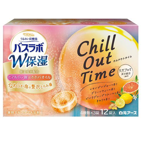 白元アース HERS バスラボ CHILLOUTTIME 入浴剤 12錠入