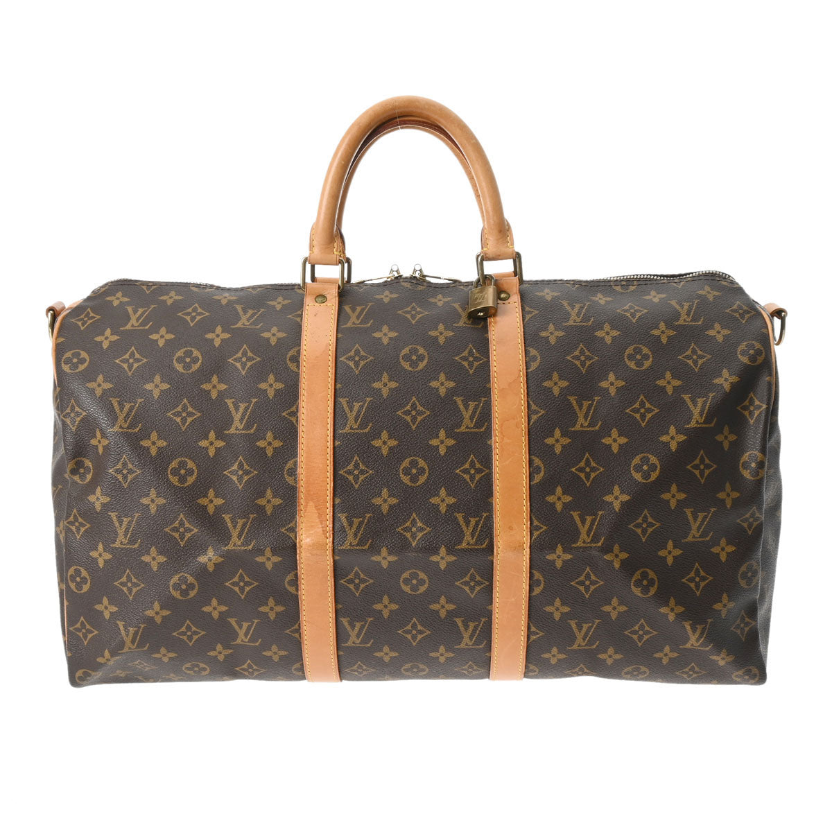 LOUIS VUITTON ルイヴィトン モノグラム キーポル バンドリエール 50 ブラウン M41416 ユニセックス モノグラムキャンバス ボストンバッグ Bランク 中古 