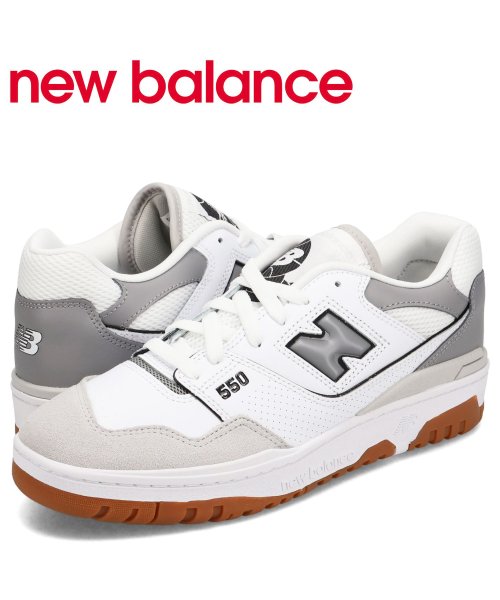 ニューバランス new balance 550 スニーカー メンズ Dワイズ ホワイト 白 BB550ESC