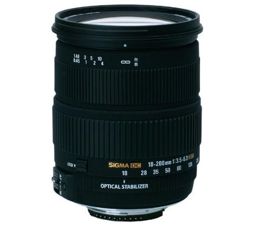 シグマ 18-200mm F3.5-6.3 DC OS HSM ニコン用【中古品】