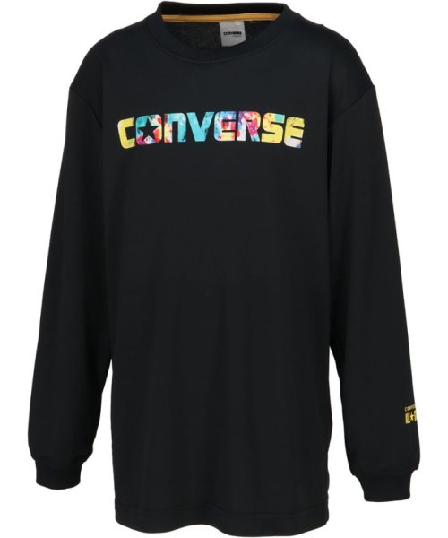 CONVERSE コンバース バスケット JRプリントロングスリーブシャツ Tシャツ 長袖 ロンT