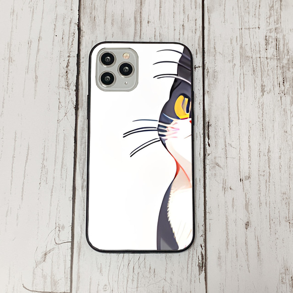 iphoneケース2-1-31 iphone 強化ガラス ねこ・猫・ネコ 箱1 かわいい アイフォン iface