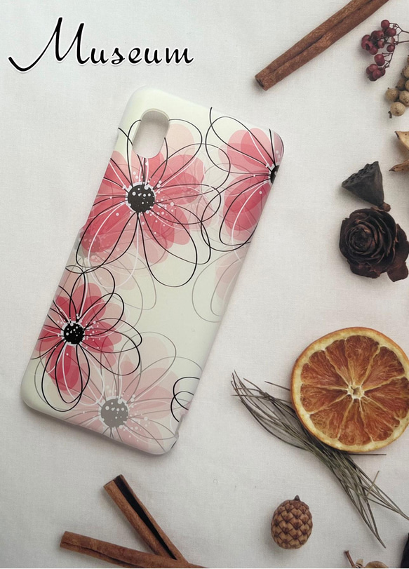 Xperia AQUOS Galaxy iPhone 対応 / Pastel Flower type3 m-528