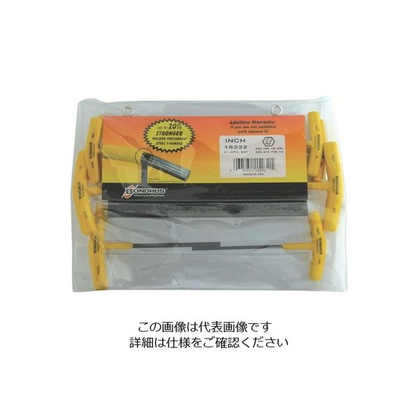 ボンダス・ジャパン ボンダス 全長152mm 六角Tーハンドル インチ セット8本組(3/32ー1/4) HTX80-6 1組(1セット)（直送品）