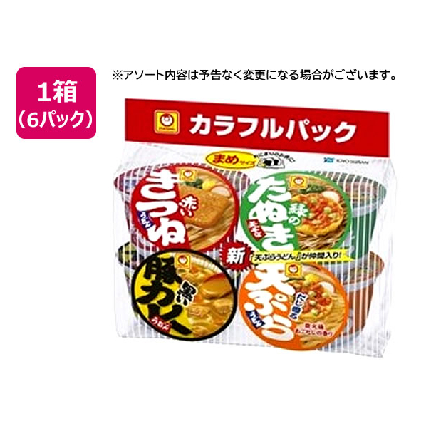 東洋水産 まめカラフルパック 4食入×6パック 1箱(6パック) F893746